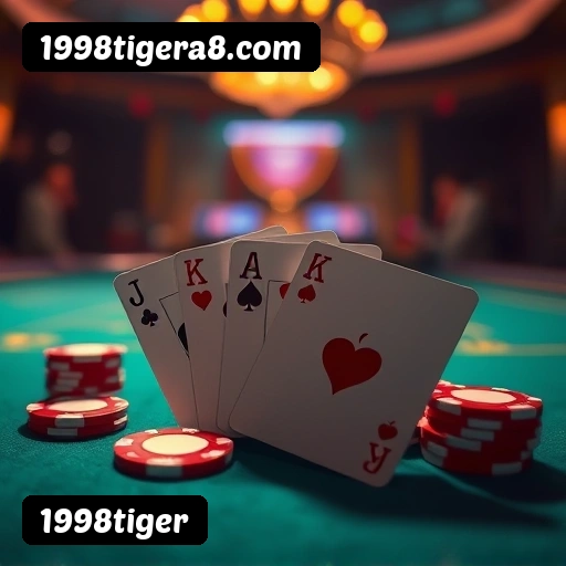 App 1998tiger para iOS e Android — interface mobile, login biométrico e PIX integrado
